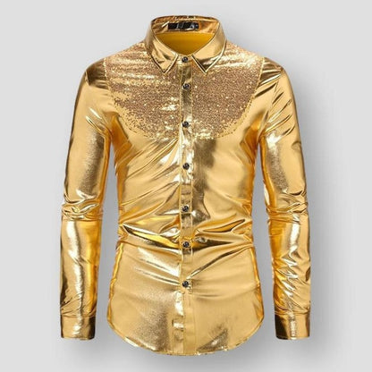 Sky Morris Graz Sequin Shirt