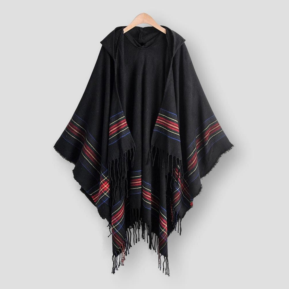 Sky Morris Maddox Hooded Poncho