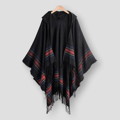 Sky Morris Maddox Hooded Poncho