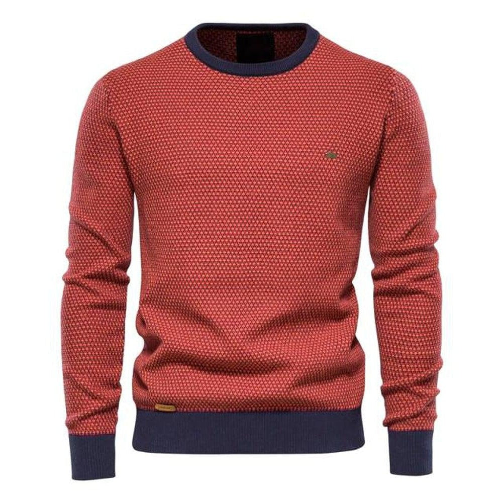 Sky Morris Textured Knitted Pullover