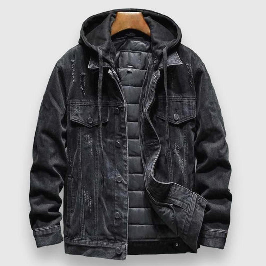 Moon Madrid Hooded Denim Jacket
