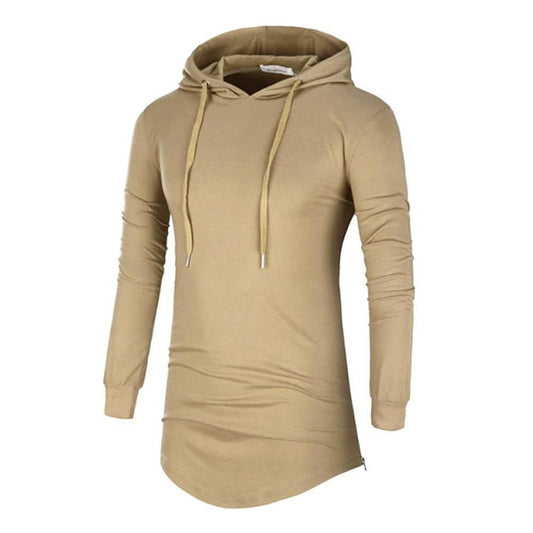 Saint Martin Men's Fundamental Longline Hooded Regular Fit T-Shirt