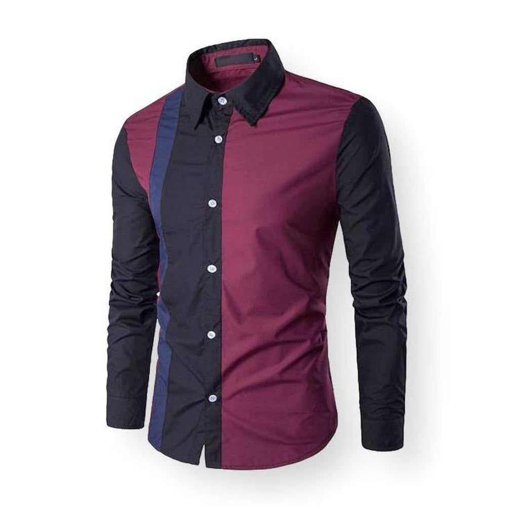 Saint Morris Patchwork Slim Shirt