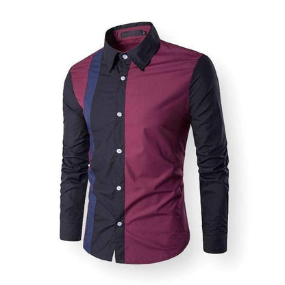 Saint Morris Patchwork Slim Shirt