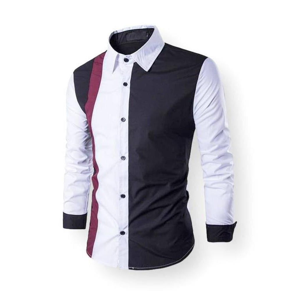 Saint Morris Patchwork Slim Shirt