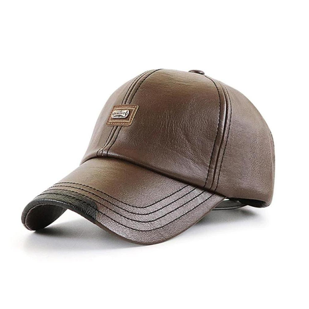 Sky Morris Leather Baseball Cap