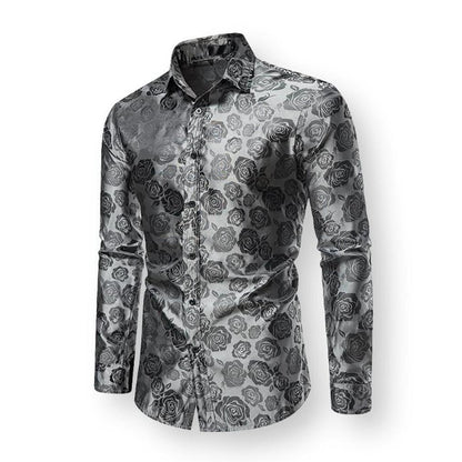 Moon Madrid Floral Slim Shirt