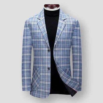 Saint Morris Villach Plaid Blazer