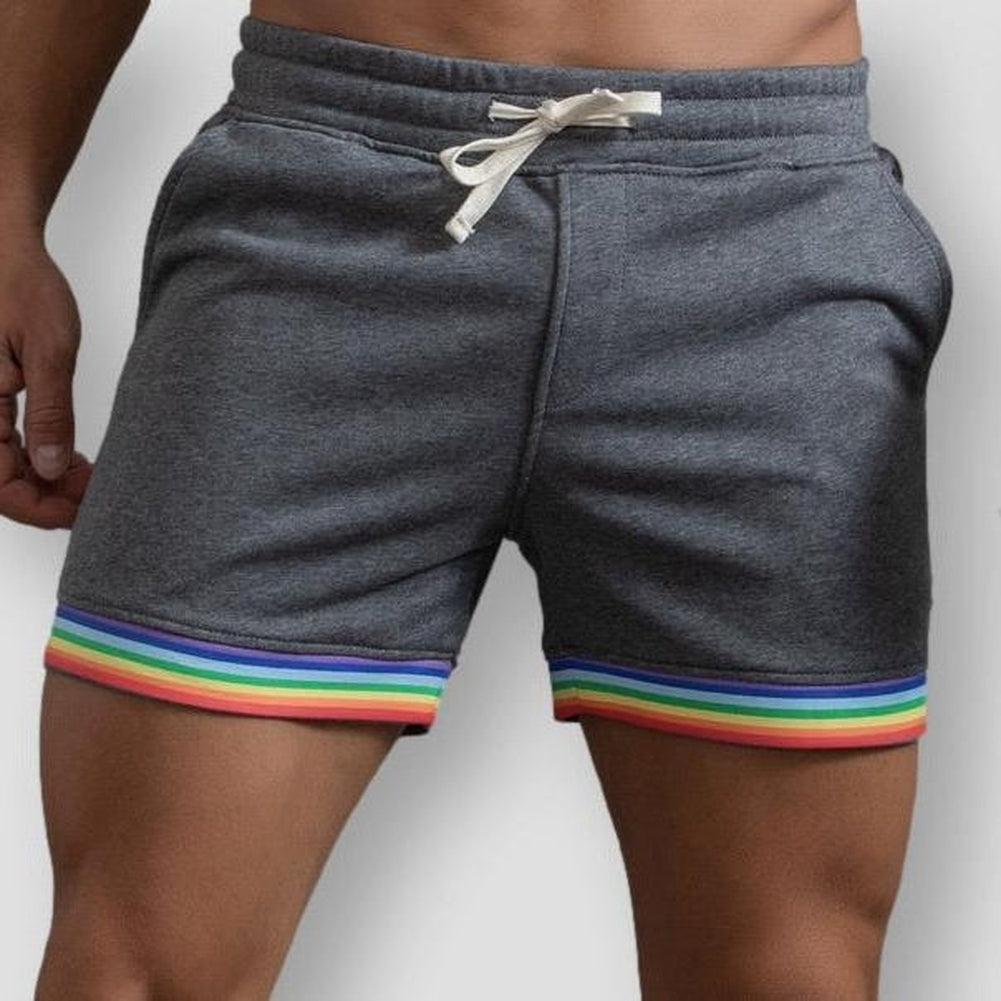 Moon Madrid Rainbow Cotton Shorts