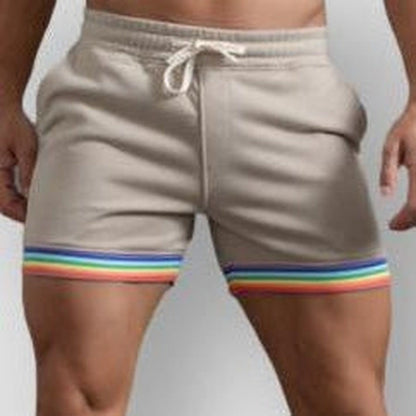 Moon Madrid Rainbow Cotton Shorts