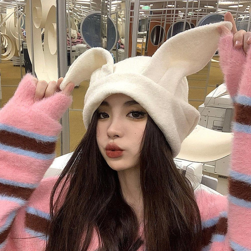 Sky Morris Rabbit Ear Beanie