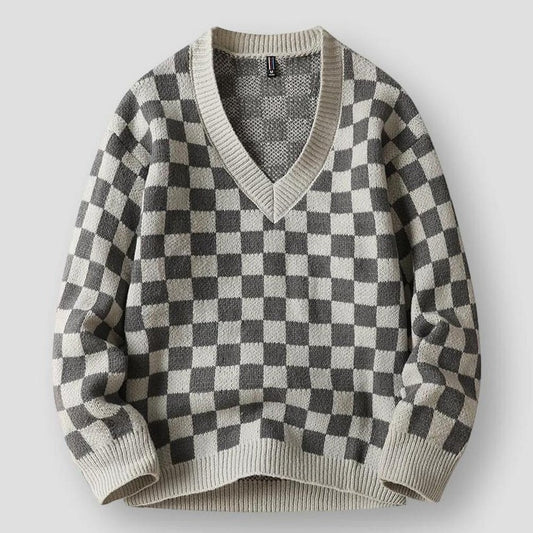 Saint Martin Kodiak Checkered Sweater