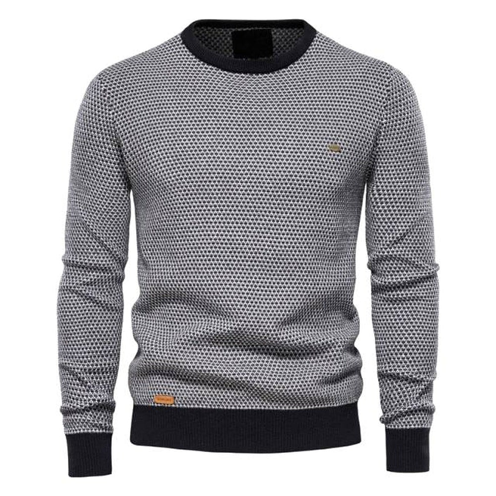 Sky Morris Textured Knitted Pullover