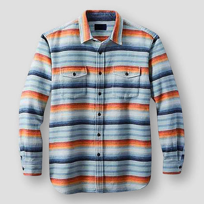 Sky Morris Boston Classic Striped Shirt